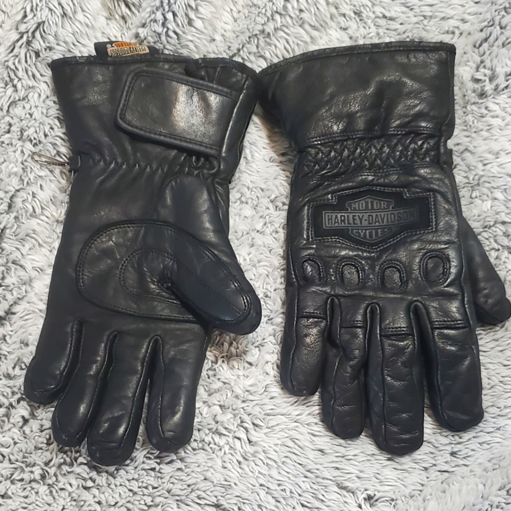 Ladies leather Harley Davidson Gloves sz Small